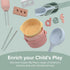 Inspire My Play Blue Sensory Bin Starter Kit - Engaging Messy Play Tools