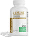 Bronson L-Lysine Extra Strength 1000 MG per Tablet, High Potency Immune Support, 250 Vegetarian Tablets