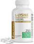 Bronson L-Lysine Extra Strength 1000 MG per Tablet, High Potency Immune Support, 250 Vegetarian Tablets