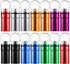 Hotop 14 Pieces Portable Pill Holder Keychain - Waterproof Aluminum Mini Tablet Container for Outdoor Use