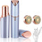 Mini Electric Facial Hair Remover for Women, USB Rechargeable Razor for Lips, Chin, Armpit, and Peach Fuzz