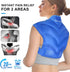 Chenove Ice Pack for Shoulders, Upper Back Pain Relief Wrap, Neck and Shoulder Gel Pack, Reusable Cold Compression