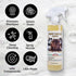 Rodeo Cowhide Rug/Carpet Cleaning Solution Shampoo - Deep Cleaning Spot Cleaner for Hide Rugs & Upholstery - Lemon