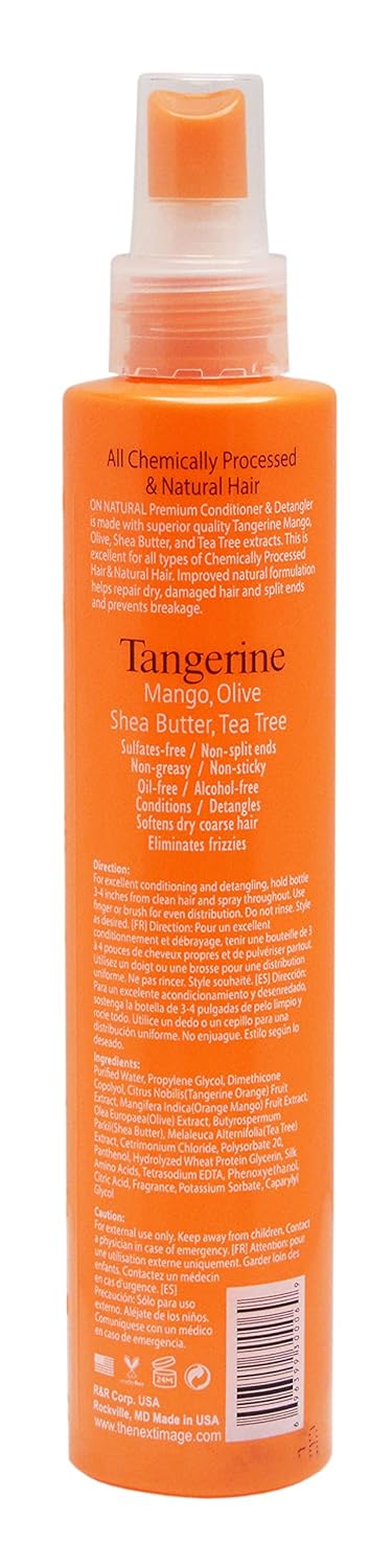 On Organic Premium Oil-free Weave & Wig Spray, Tangerine, 8 Fluid Ounce
