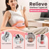 Kobzipanda 5 4 Electric Heating Pad for Lower Back Pain - Rechargeable Lower Back Heat Wrap with Heat & Massage Modes