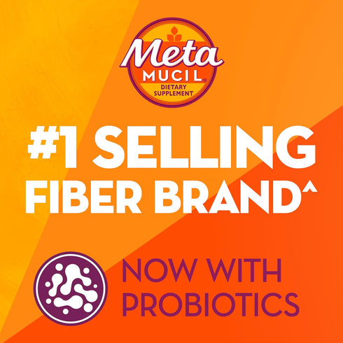 Metamucil Fiber Gummies Plus Probiotics for Digestive Health, No Sugar Added, Prebiotic Plant-Based Fiber Blend, 90