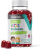 Probiotic Gummies for Kids - 2 Billion CFUs - Chewable Raspberry Flavored Gummy - Vegan, Gelatin Free, GMO Free -