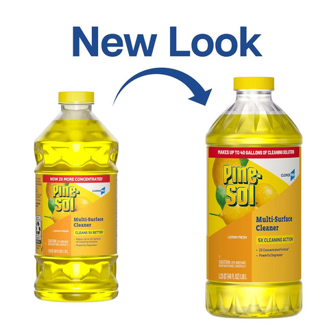 Pine-Sol 40 (Package CloroxPro Multi-Surface Cleaner, All Purpose Cleaner, Lemon Fresh, Fluid Ounces May Vary)