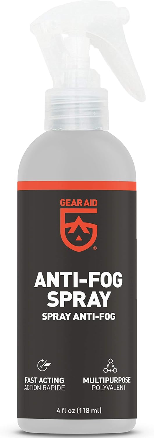 Gear AID Anti-Fog Spray and Cleaner for Goggles, Masks, and Glasses