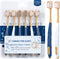Adult Wide Head Soft Hair Toothbrush, Manual Toothbrush, Ultra Soft Brush Thread for Sensitive Teeth (6 Pack)