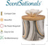 Scentsationals Ceramic Flower Passive Diffuser, Aesthetic Essential Oils Aroma Diffuser for Home Air Freshener