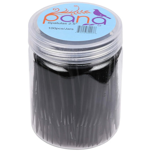 100 Pieces Disposable Plastic Spatulas, 2.5" for Skin Care Facial Cream and Mask