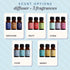 Set 3 CE CRAFT Waterless Travel Diffuser Gift - Rechargeable Diffuser for Aromatherapy - Includes Fragrance Oils