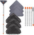 Wall Cleaner Mop with 79 Inches Long Handle, 360° Washer Cleaner Tool for Walls, Ceiling Fans, Dust, Floors, 6