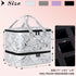 Nail Polish Organizer Case - Holds 42+ Bottles (15ml/0.5 fl.oz) and 1 Nail Lamp, Upgraded Double-layer Storage Bag with