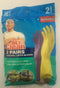 Mr. Clean Medium Reusable Latex Gloves - 2 Color, 2 Pair, 2 Count