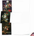 The Best Card Company - 10 Boxed Note Cards with Flowers, Blank Assorted Floral Notecards Bulk, Baroque Blooms M10020BK