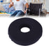 Sitting Cushion, Black Circular Shaped Wheelchair Nursing Bed Sore Pad for Pain Relief, Easy Cleaning Donut Pillow for