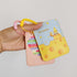 Slim PU Wallet for Birth Control Pills - Yellow Credit Card Sleeve