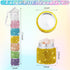 Bling Pill Case 7 Day - Rhinestone Keychain Weekly Pill Holder with Glitter Crystal Box for Women, 7 Color Compartments
