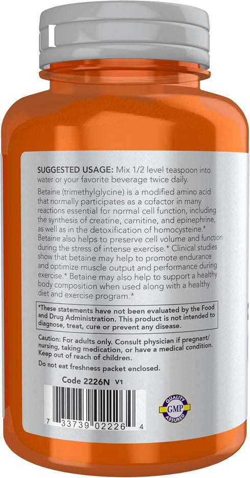 NOW Foods Betaine Powder - 6 oz.