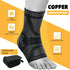 JIUFENTIAN Ankle Brace for Women an Men Adjustable Compression Sleeve (Pair)-Ankle Support Heel Brace for Achilles