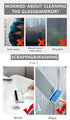 Xicennego Squeegee(1pack) Multifunctional Double-Sided Glass Sponge Cleaning Brush Wiper Mirror Glass Tile Cleaning