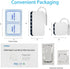 DOMAS 24 Pack TENS Pads with Pad Holder, 2x2 & 2x4, for TENS 7000, Latex-Free, Compatible with AUVON Etekcity