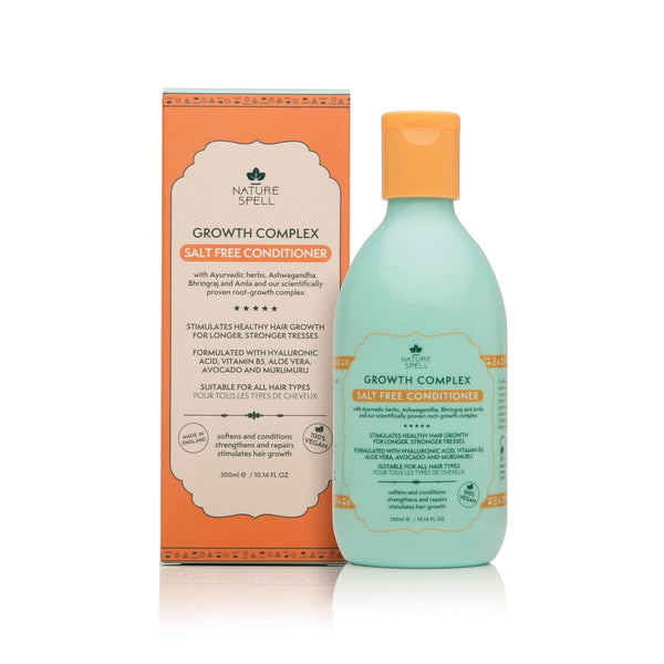 Nature Spell Hair Conditioner for Growth, Infused with Ayurvedic Herbs, Vegan & Sulphate-Free, 10.14 Fl Oz