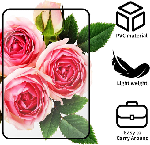 Wahijihe 4Pcs Sheet,3X 4.72 6.69in Page Magnifying Lightweight Handhold Full Page Magnifier for Seniors and Low Vision