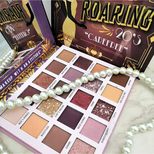 Rude Cosmetics The Roaring 20s Eyeshadow Palette, Carefree Eye Shadow for Women, 0.85 oz