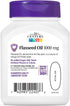 21st Century Flaxseed Oil 1000 mg Softgels, 60 Count for Daily Health