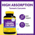 InnovixLabs Turmeric Curcumin with Black Pepper Extract - High Absorption, Time Release Supplement, 100 ct