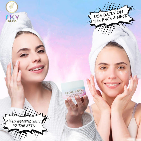 Cloud 9 Nourishing Cream - Face Moisturizer with Peptides, Retinol, Hyaluronic Acid, Vitamin C & E, Aloe Vera