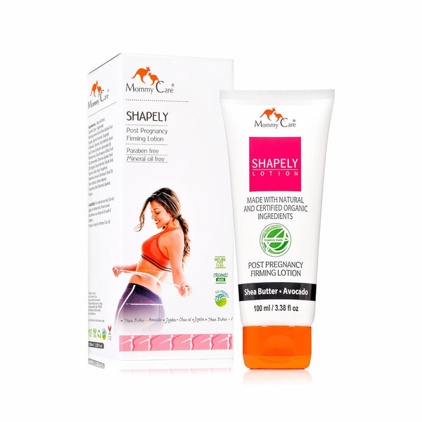 Mommy Care Shapely Post-Pregnancy Firming Lotion, 100ml, Tightens Skin & Reduces Stretch Marks