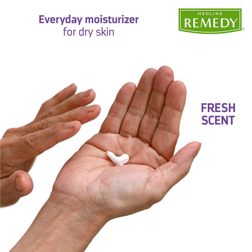 Medline Remedy Essentials 1 Gallon Body Lotion, Fresh Scent, Hydrating, Non-Greasy for Dry Skin