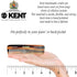 Kent A OT Fine and Wide Tooth Pocket Comb, Fine Wide Teeth Dresser Comb For Hair, Beard and Mustache,Coarse and Fine Hair Grooming Comb for Men,Women and Kids.Saw Cut Hand Polished.Handmade in England