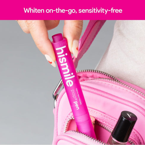 Hismile PAP+ Teeth Whitening Pen, Peroxide-Free, Sensitivity Free, Whitening Hard to Reach Places