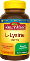 Nature Made L-Lysine 1000 mg | Dietary Supplement | 60 Tablets, 60 Day Supply