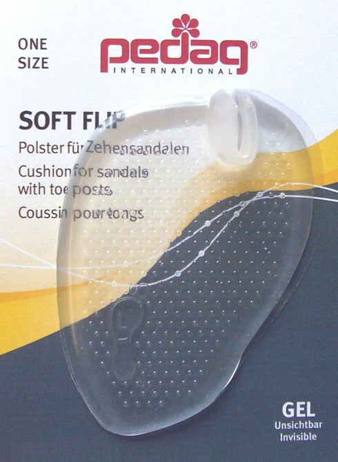 Pedag 178 Soft Flip Gel Cushion for Sandals, Clear, OS