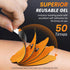 TENS Unit Replacement Pads, 20 Pack in 3 Sizes, Reusable Electrode Pads with American Gel for 50 Times Safe Use