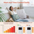 Upgraded Heating Pad for Back Pain Relief, Electric Large Heating Pads with Belt, 6 Heat Levels, 4 Timer Auto Off