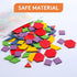 UwinVwin 155 Dementia Activities for Seniors - Pieces Wooden Tangrams Puzzle, Easy Memory Game for Alzheimer's