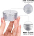 Metal Pill Case for Purse, Waterproof Daily Pill Box, Portable Organizer for Pills/Vitamins/Fish Oil, Silver Medium