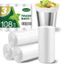 Small Trash Bags, 3 Gallon, 108 Count Garbage Bags, Bathroom Mini Trash Can Liners, Clear
