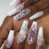 Juome Nail Charms, 40 Pcs 3D Butterfly Shape Charms for Nail Art Decorations