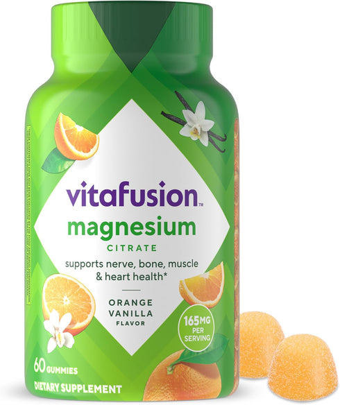 vitafusion Magnesium Gummy Supplement, Bring calm to your vitamin routine, Tropical Citrus