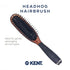 Kent Headhog Detangler Brush, Anti Static Hair Brush with Rounded Nylon Bristles, Travel Brush with Ergonomic Grip