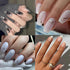 90 Sheets Silver Nail Art Stickers, Holographic Laser 3D Self Adhesive Designs for Nail Decoration with Tweezer