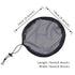 YANTAISIYU 5Pcs Black Ponytail Hair Net - Elastic Drawstring Ponytail Wig Cap for Hair Bun Making Tool for Women